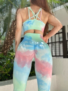 Sweet Candy Swirl Seamless Legging